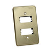 PLACA 2 MODULOS C/CHASIS BTICINO QUINZIÑO TRADICIONAL ORO