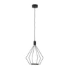 LAMPARA LED COLGANTE INTERIOR EGLO CADOS 8.7W NEGRO 3000K