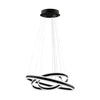 LAMPARA LED COLGANTE INTERIOR EGLO TONARELLA 183W NEGRO 3L 3000K