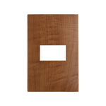 PLACA 1 MODULO S/CHASIS SIMON 25 PLUS MADERA ROBLE