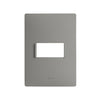 PLACA 1 MODULO S/CHASIS SIMON S26 GRIS PLOMO