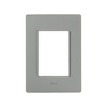 PLACA 3 MODULOS S/CHASIS SIMON S26 GRIS PLOMO