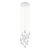 LAMPARA LED COLGANTE INTERIOR EGLO MONTEFIO 2 85W CROMO 17 L 3000K