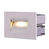 LAMPARA LED EMPOTRABLE EXTERIOR CALUX 3.6W GRIS HORIZONTAL 3000K