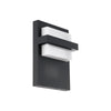LAMPARA LED MURO EXTERIOR EGLO CULPINA 10W NEGRO 3000K