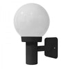 LAMPARA MURO EXTERIOR CALUX ANTORCHA C/GLOBO NEGRO E27