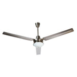 VENTILADOR INDUSTRIAL 56" MASTERFAN CENTAURO 3 ASPAS CON LUZ 3 VELOCIDADES ACABADO SATINADO INCLUYE CONTROL DE PARED E26