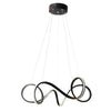 LAMPARA LED COLGANTE INTERIOR CALUX 48W NEGRO 3000K