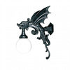 LAMPARA MURO EXTERIOR CALUX DRAGON C/GLOBO NEGRO E27