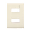 PLACA 2 MODULOS C/CHASIS BTICINO MODUS RESTYLE MARFIL