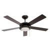 VENTILADOR 52" LED MASTERFAN ESPARTA 5 ASPAS REVERSIBLE MAPLE/CHOCOLATE ACABADO CHOCOLATE