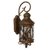 FAROL MURO EXTERIOR TECNOLITE ROMA BRONCE ANTIGUO E27X2