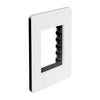 PLACA 3 MODULOS C/CHASIS NEGRO ESTEVEZ UNNO BLANCO