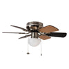 VENTILADOR 30" MASTERFAN PETIT 6 ASPAS REVERSIBLE CHOCOLATE /MAPLE ACABADO SATINADO