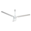 VENTILADOR INDUSTRIAL 56" MASTERFAN PROMETHEUS 3 ASPAS CON LUZ 5 VELOCIDADES ACABADO BLANCO INCLUYE CONTROL DE PARED