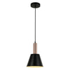 LAMPARA COLGANTE INTERIOR TECNOLITE HOME ZAFRA NEGRO E27
