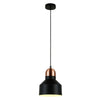 LAMPARA COLGANTE INTERIOR TECNOLITE HOME TOLEDO NEGRO E27X3