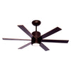 VENTILADOR 48" LED MASTERFAN VECTOR 6 ASPAS REVERSIBLE MAPLE/CHOCOLATE ACABADO CHOCOLATE INCLUYE CONTROL