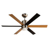 VENTILADOR 48" MASTERFAN VECTOR 6 ASPAS REVERSIBLE MAPLE/CHOCOLATE ACABADO SATINADO INCLUYE CONTROL