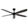 VENTILADOR 52" MASTERFAN VELVET 5 ASPAS NEGRO ACABADO NEGRO CONTROL REMOTO WIFI